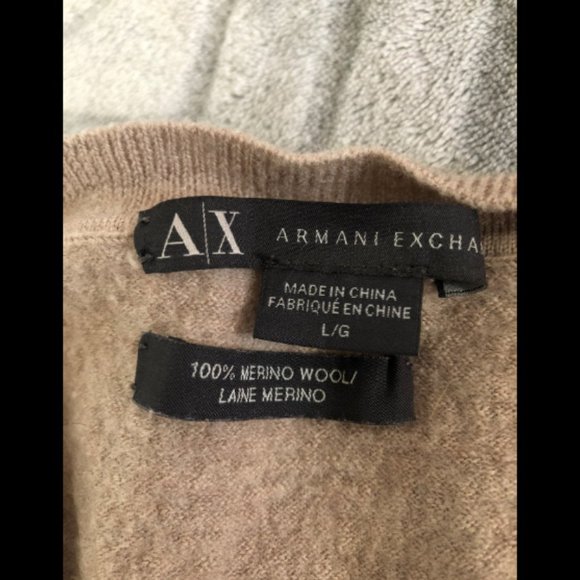 Armani Exchange V Neck Sweater - Picture 3 of 3